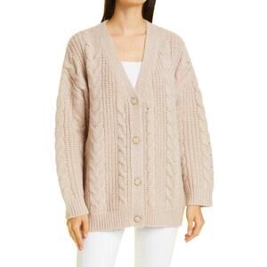 Jenni Kayne Cream Cable Knit Cardigan